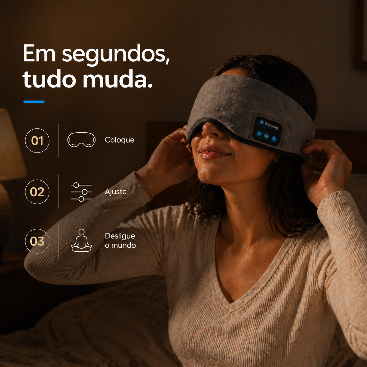 SleepBand® - Durma como um bebê em 7 minutos!