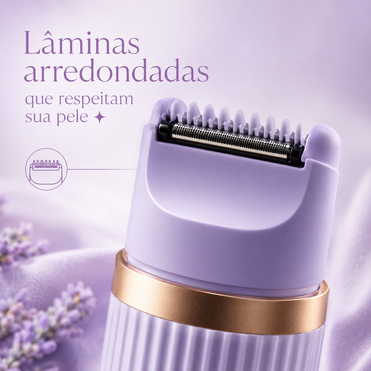 LisaCare - Depilador Elétrico Feminino 2 em 1