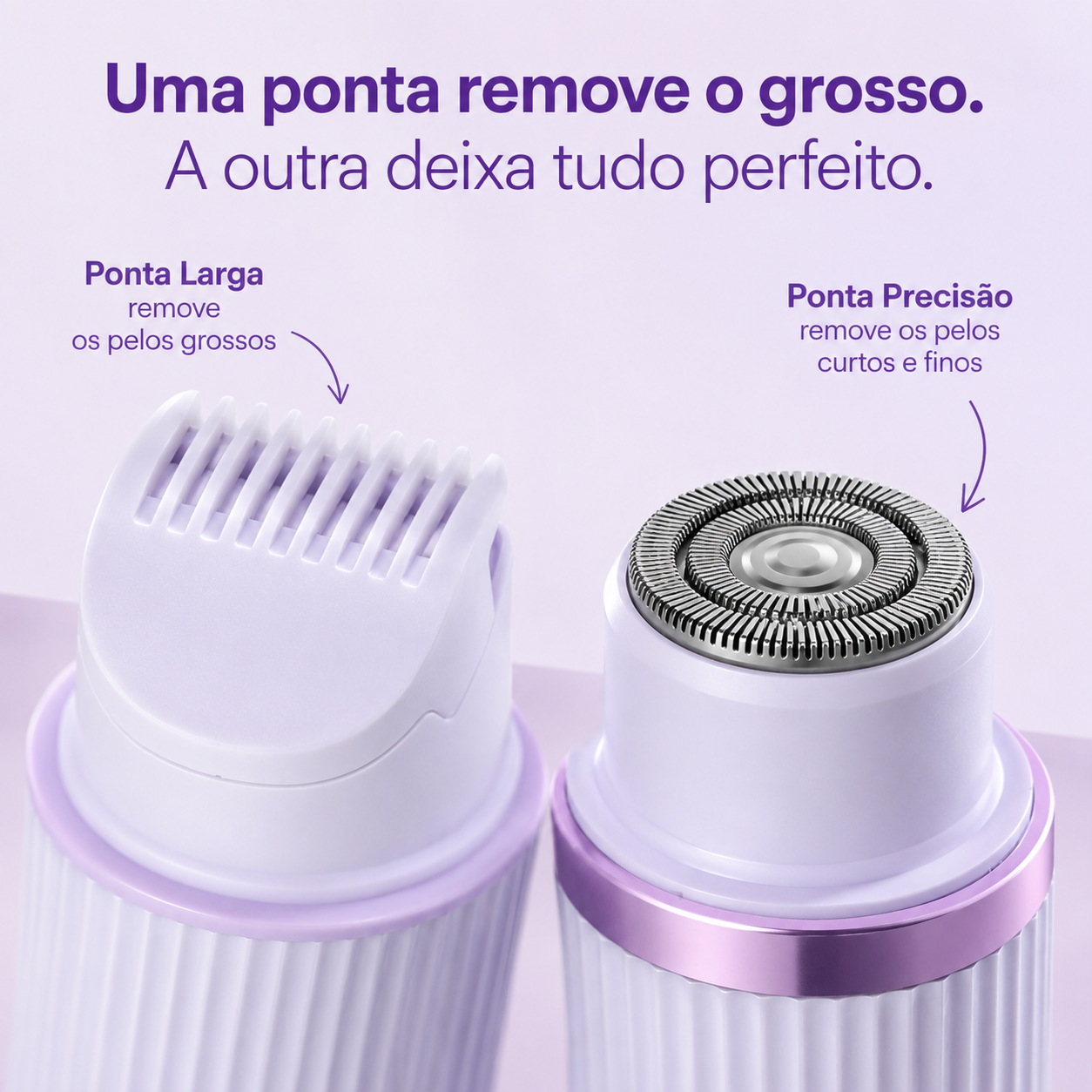 LisaCare - Depilador Elétrico Feminino 2 em 1